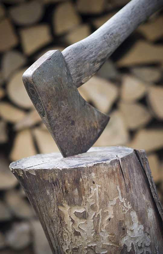Holz hacken